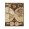 Vintage World Map Wood Print - 11x14