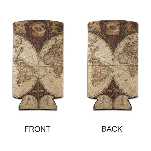 Vintage World Map 12oz Tall Can Sleeve - APPROVAL
