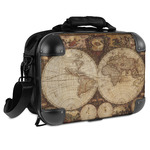 Vintage World Map Hard Shell Briefcase - 15"