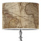 Vintage World Map Drum Lamp Shade