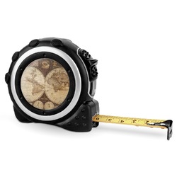 Vintage World Map Tape Measure - 16 Ft