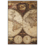 Vintage World Map Wood Print - 20x30