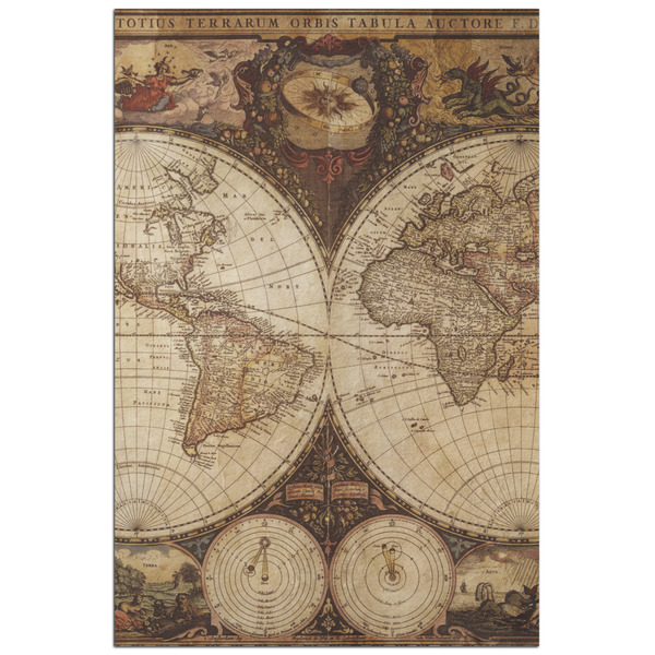 Custom Vintage World Map Poster - Matte - 24x36