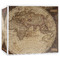 Vintage World Map 3-Ring Binder - 3 inch