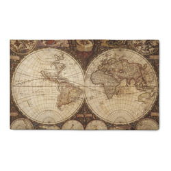 Vintage World Map 3' x 5' Patio Rug
