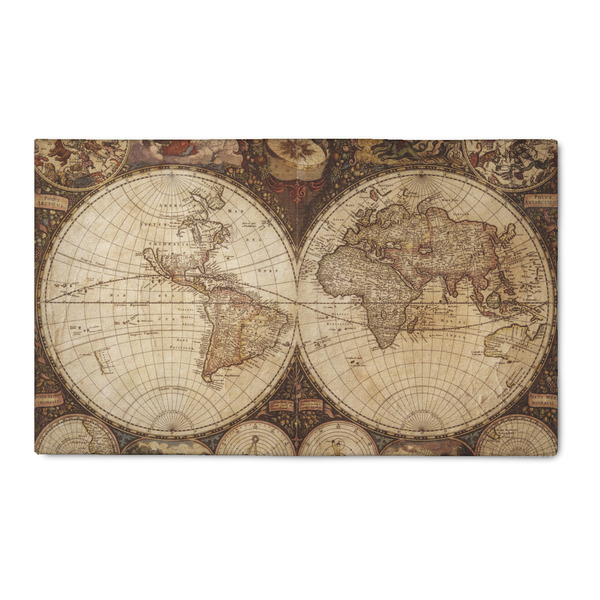 Custom Vintage World Map 3' x 5' Patio Rug