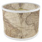 Vintage World Map 8" Drum Lampshade - ANGLE Poly-Film