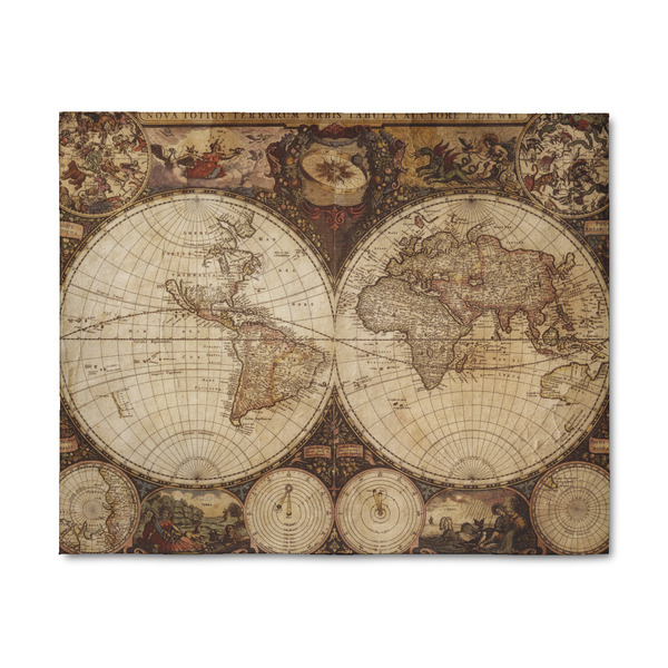 Custom Vintage World Map 8' x 10' Patio Rug