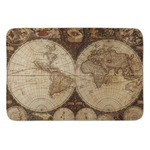 Vintage World Map Anti-Fatigue Kitchen Mat