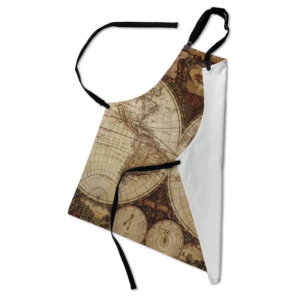 Vintage World Map Apron - Folded
