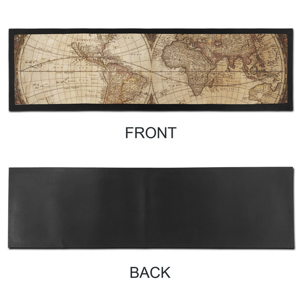 Vintage World Map Bar Mat - Large - APPROVAL