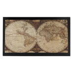 Vintage World Map Bar Mat - Small