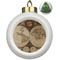 Vintage World Map Ceramic Ball Ornament - Christmas Tree