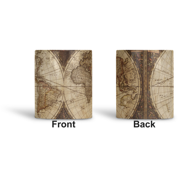 Antique World Map Ceramic Pen Holder - Apvl