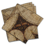 Vintage World Map Cloth Napkins (Set of 4)
