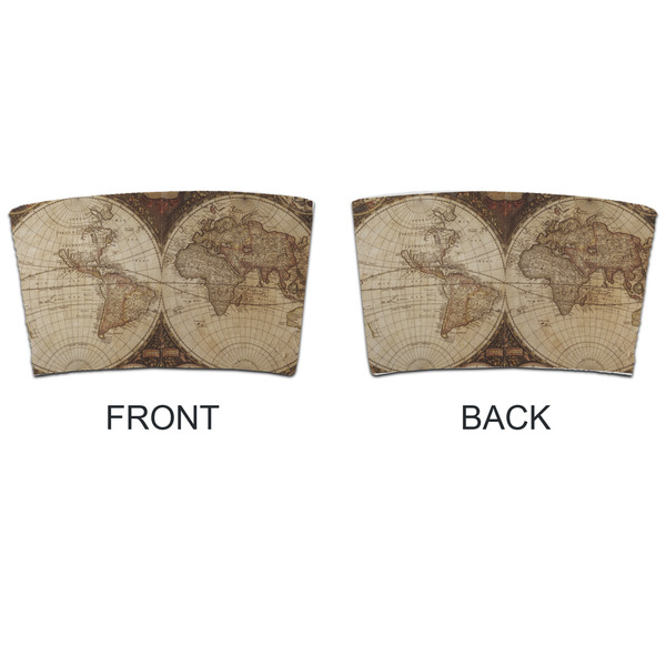 Vintage World Map Coffee Cup Sleeve - APPROVAL