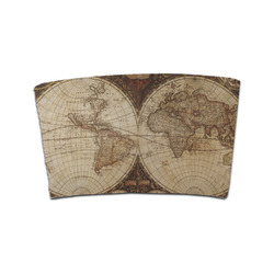 Vintage World Map Coffee Cup Sleeve