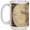 Vintage World Map Coffee Mug - 15 oz - White Full
