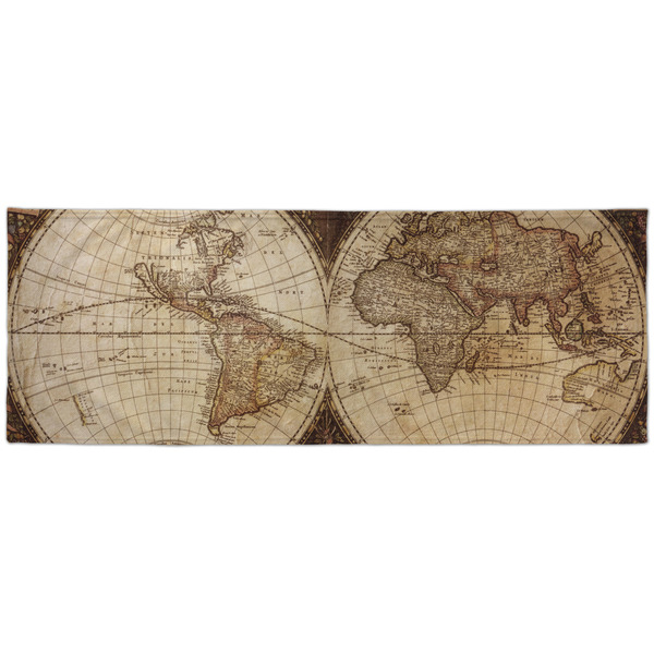 Vintage World Map Cooling Towel- Approval