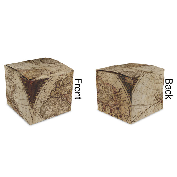 Vintage World Map Cubic Gift Box - Approval