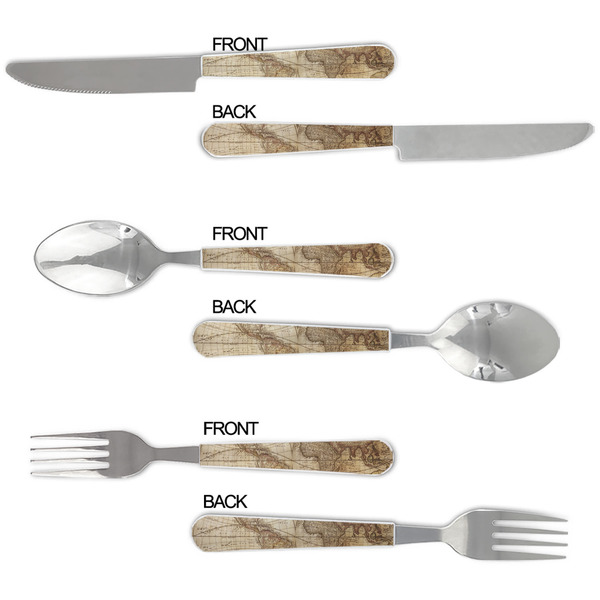 Vintage World Map Cutlery Set - APPROVAL