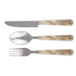 Vintage World Map Cutlery Set