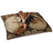Vintage World Map Dog Bed - Small
