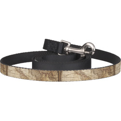 Vintage World Map Dog Leash