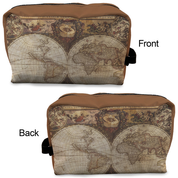Vintage World Map Dopp Kit - Approval