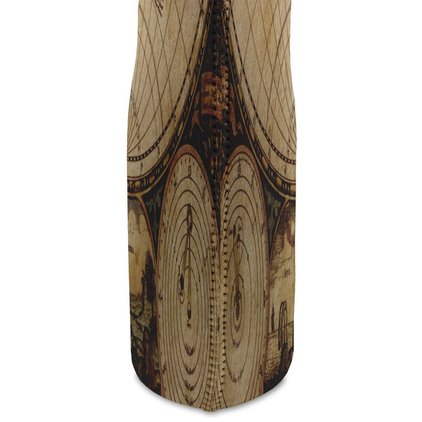 Vintage World Map Double Wine Tote - DETAIL 2 (new)