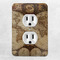 Vintage World Map Electric Outlet Plate - LIFESTYLE