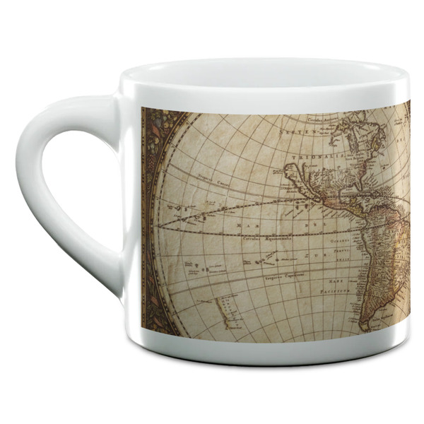 Vintage World Map Espresso Cup - 6oz (Double Shot) (MAIN)