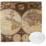 Vintage World Map Washcloth