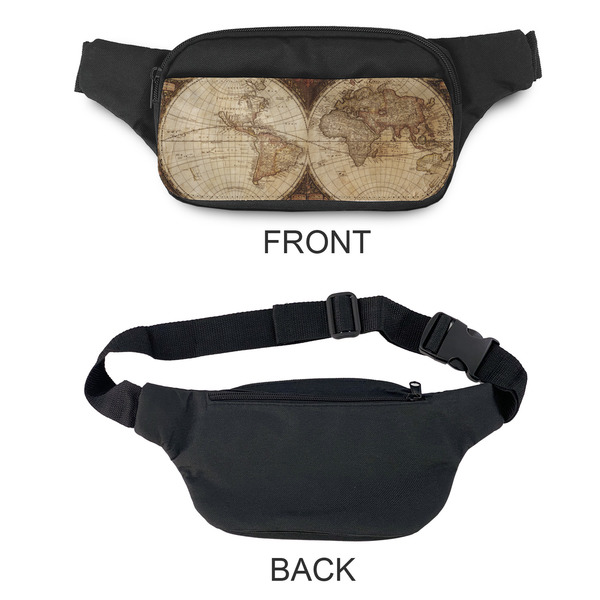 Vintage World Map Fanny Packs - APPROVAL