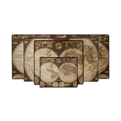 Vintage World Map Gaming Mouse Pad