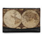 Vintage World Map Genuine Leather Womens Wallet - Front/Main