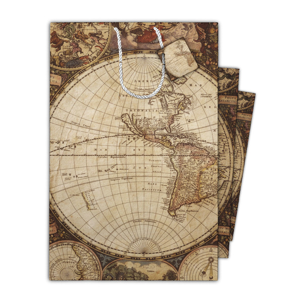 Vintage World Map Gift Bags - Parent/Main
