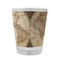 Vintage World Map Glass Shot Glass - 1.5 oz - Set of 4