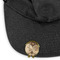Vintage World Map Golf Ball Marker Hat Clip - Main - GOLD