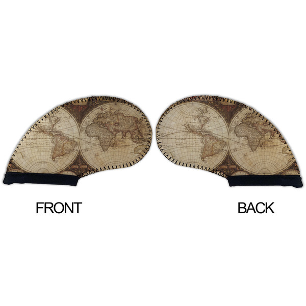 Vintage World Map Golf Club Covers - APPROVAL