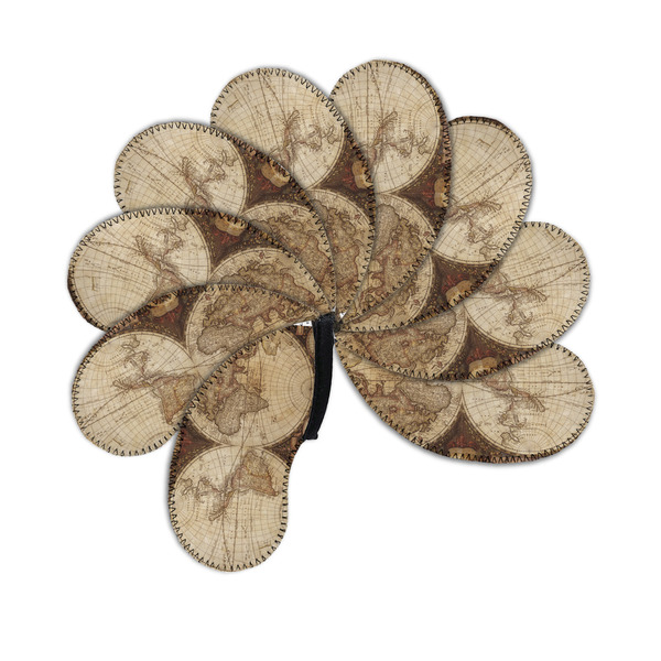 Vintage World Map Golf Club Covers - PARENT/MAIN (set of 9)