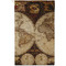 Vintage World Map Golf Towel - Poly-Cotton Blend - Small