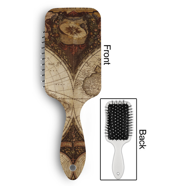Vintage World Map Hair Brush - Approval