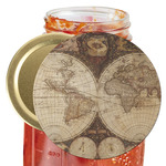 Vintage World Map Jar Opener