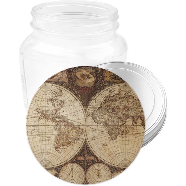 Vintage World Map Jar Opener - Main