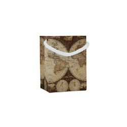Vintage World Map Jewelry Gift Bags