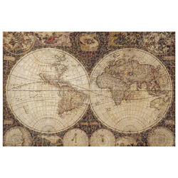 Vintage World Map Jigsaw Puzzle - 1000-piece