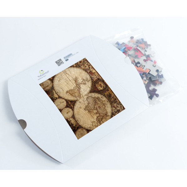 Vintage World Map Jigsaw Puzzle 110 Piece - Box