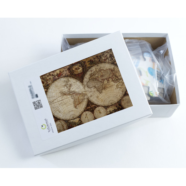 Vintage World Map Jigsaw Puzzle 30 Piece - Box