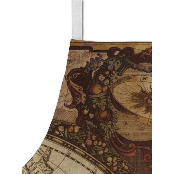 Vintage World Map Kid's Aprons - Detail